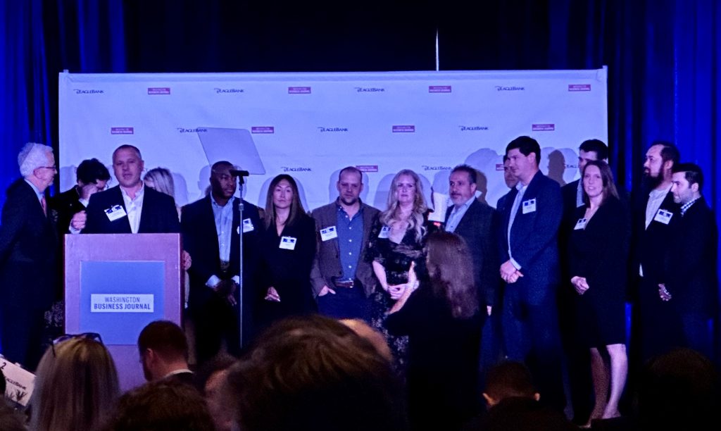 Washington Business Journal recognizes 80 M Street SE with the 2023 Best Sustainable Development award at last night's Best Real Estate Deals (BRED) event.